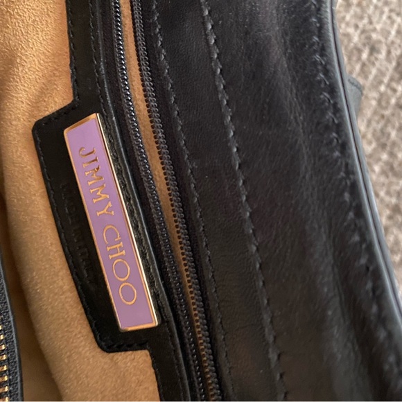 Authentic Jimmy Choo large black shoulder bag - Picture 7 of 7